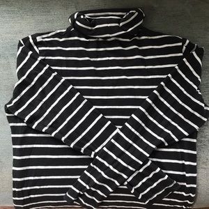 Madewell striped turtleneck